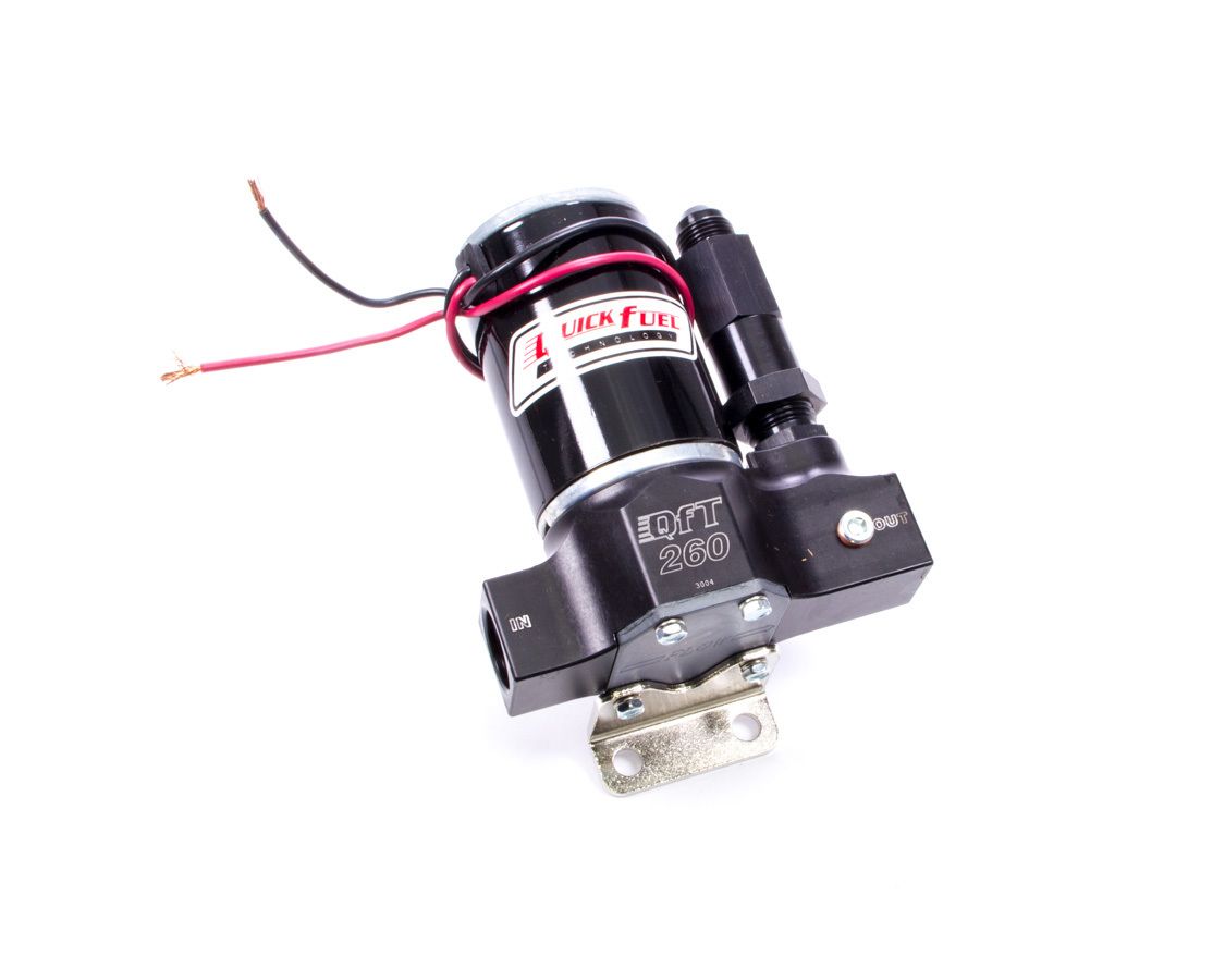 QUICK FUEL TECHNOLOGY Electric Fuel Pump - QFT 260 w/Bypass