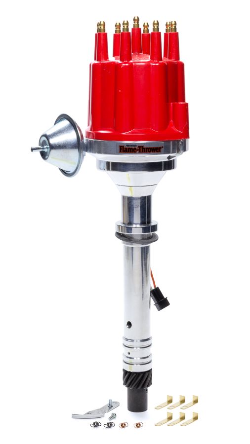 PERTRONIX IGNITIONBillet Distributor Chevy V8 - Red Male Cap