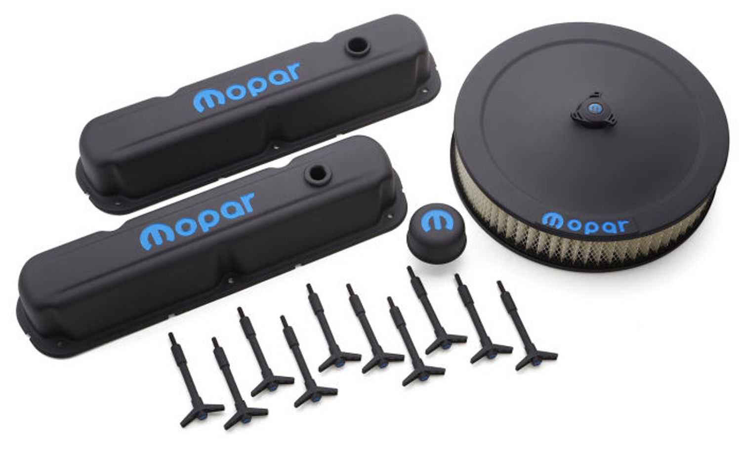 PROFORMEngine Dress-Up Kit Blac k Crinkle w/Blue MOPAR