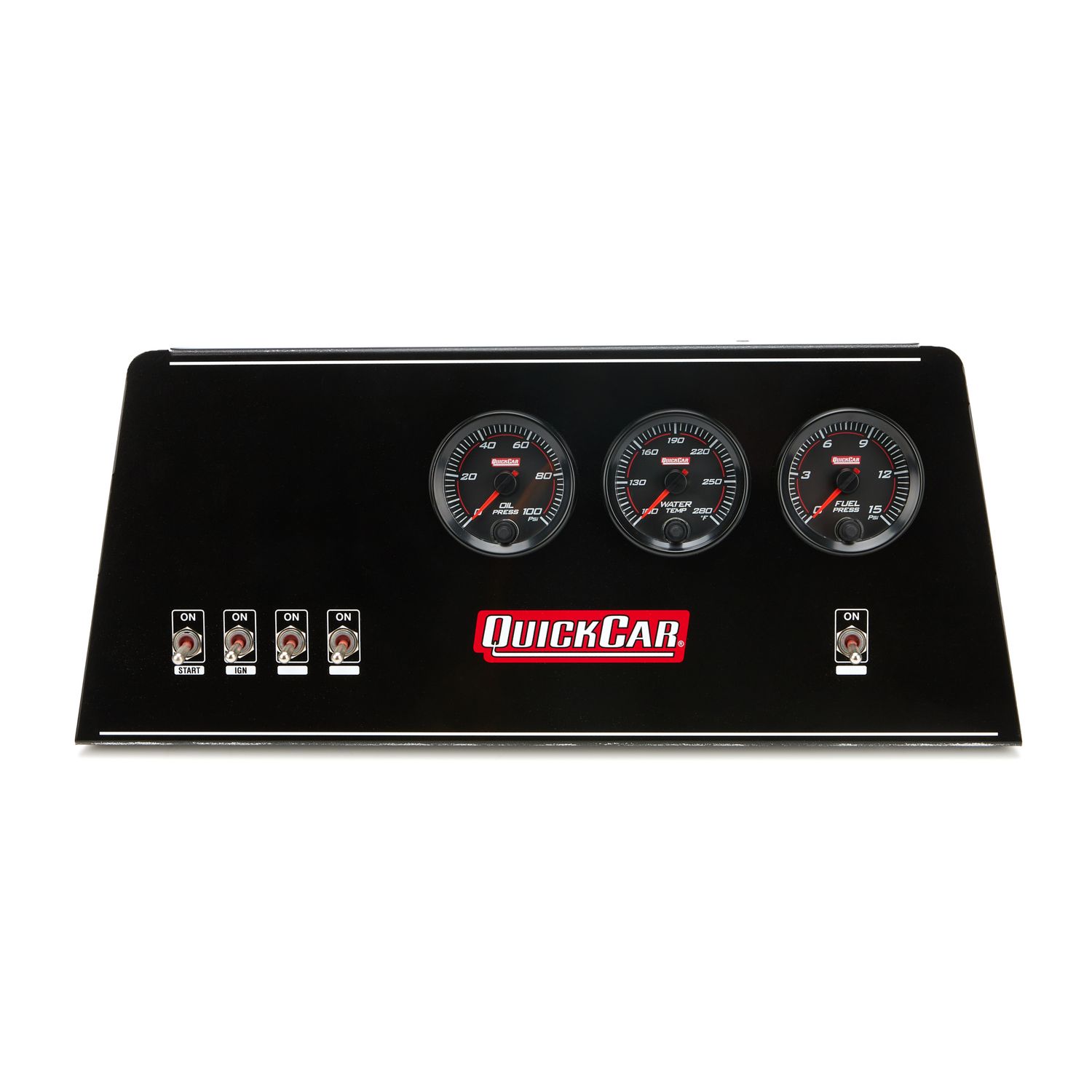 QUICKCAR RACING PRODUCTSNE Mod Dash Panel Rdline OP/WT/FP Sng Ignition