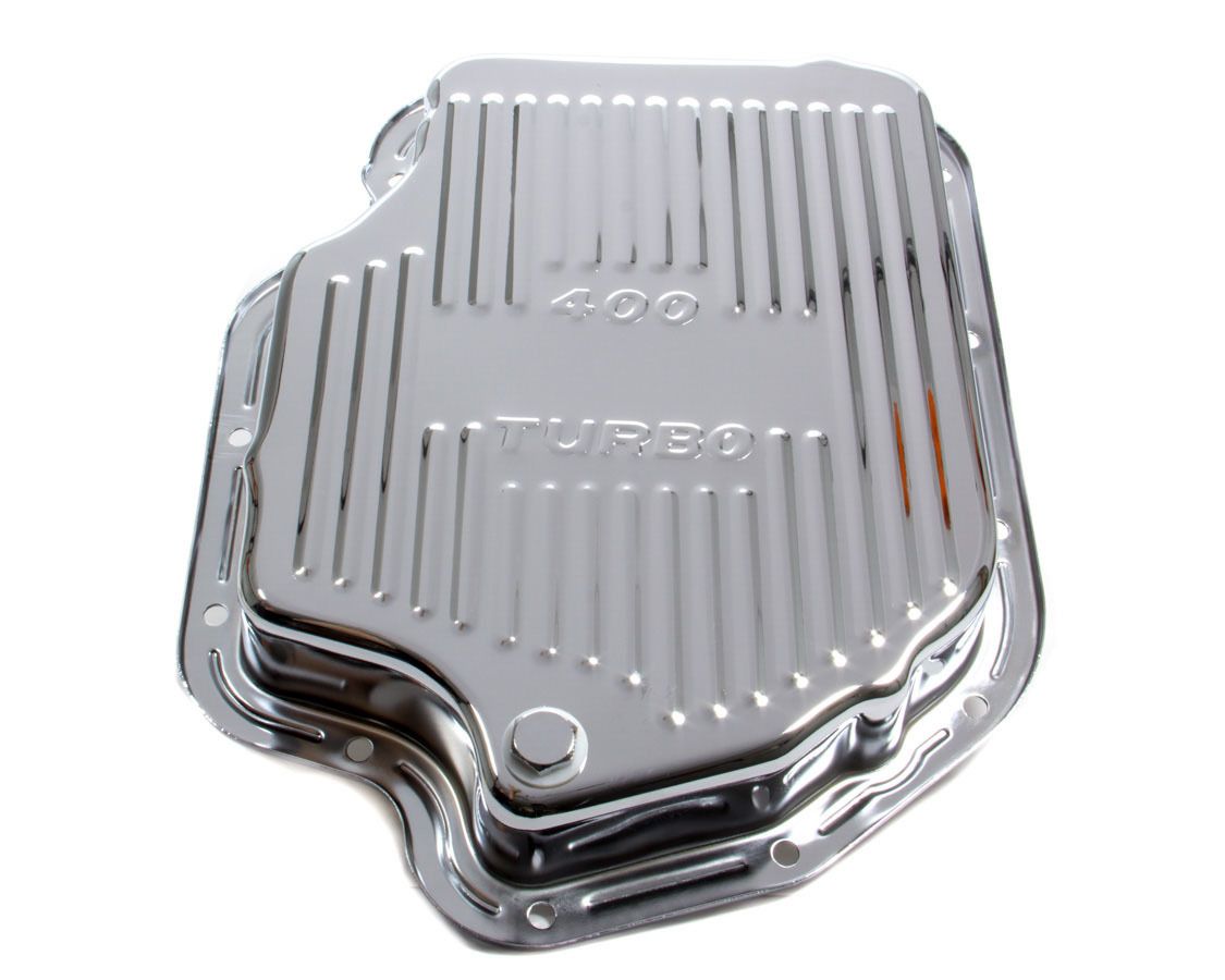 RACING POWER CO-PACKAGEDTH400 Trans Pan Chrome Steel Finned