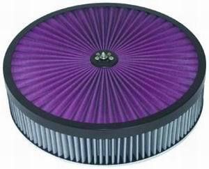 RACING POWER CO-PACKAGEDBlack 14X3 Super Flow Air Cleaner Kit