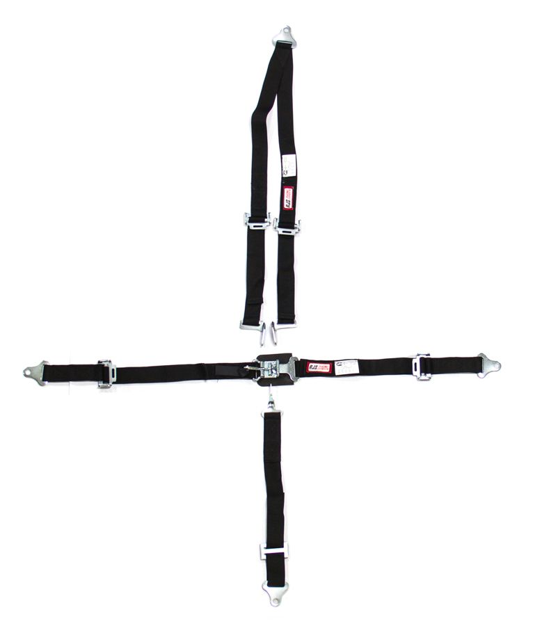 RJS SAFETY2in Jr Drag Harness BK