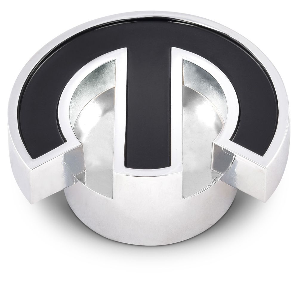 PROFORMMopar Deluxe Air Cleaner Nut Chrome w/Blk Emblem