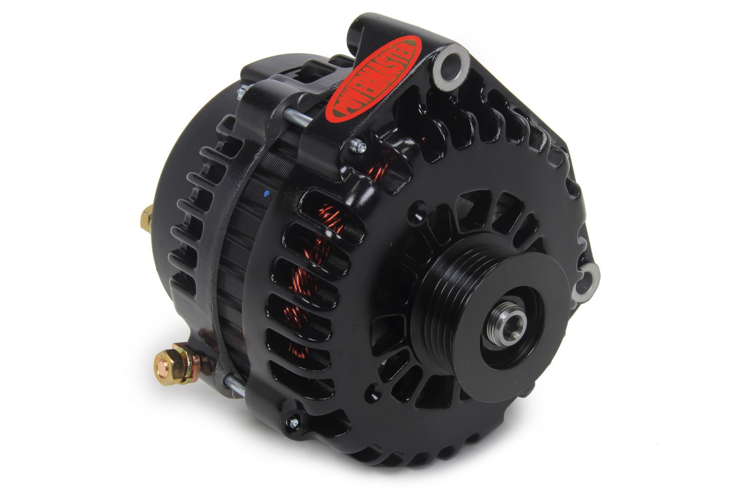 POWERMASTERAlternator 220 Amps GM 6-Groove - Black