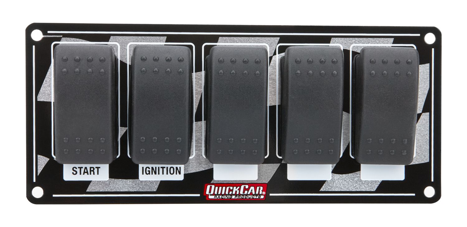 QUICKCAR RACING PRODUCTSIgnition Panel w/ Rocker Switches