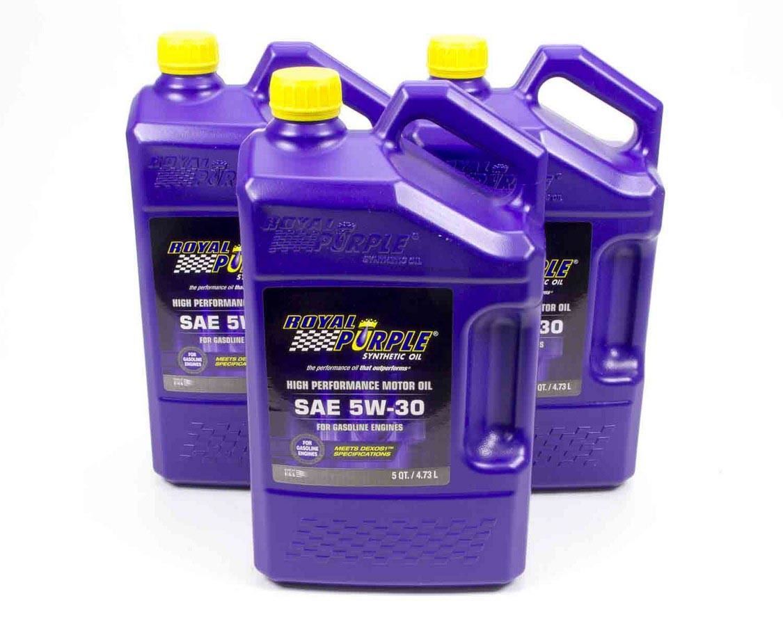 ROYAL PURPLE5w30 Multi-Grade SAE Oil 3x5qt Bottles