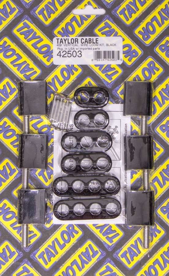 TAYLOR/VERTEX10.4mm Vertical Wire Loom Kit Black