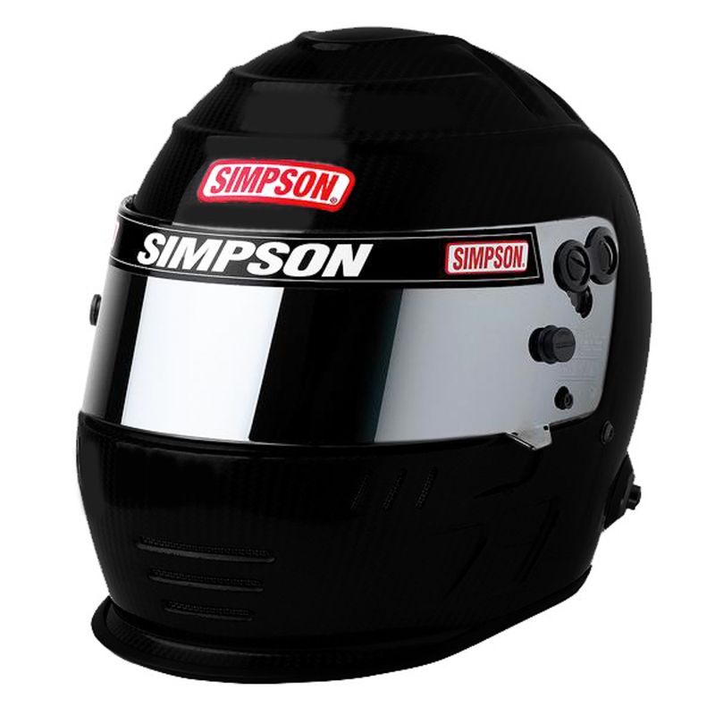SIMPSON SAFETYHelmet Speedway Shark 7-1/2 Flat Black SA2020