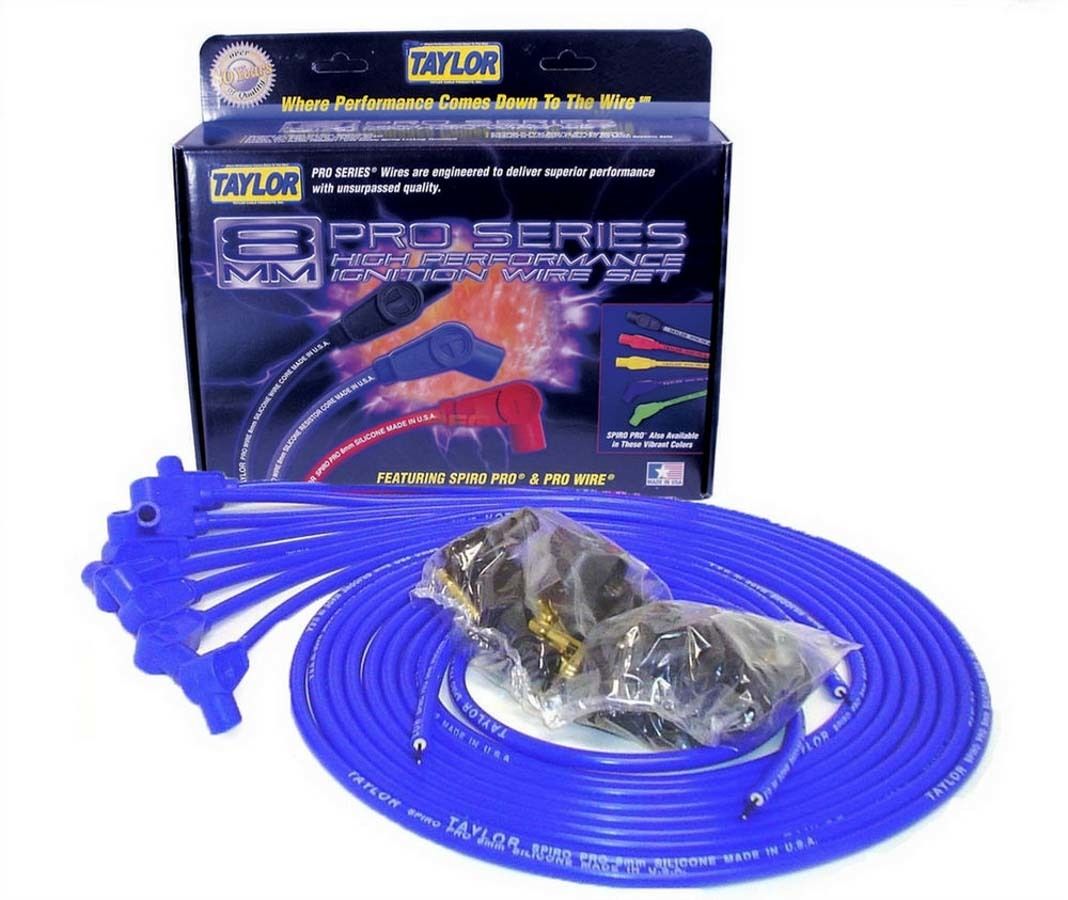 TAYLOR/VERTEX8mm Blue Spiro-Pro Wires