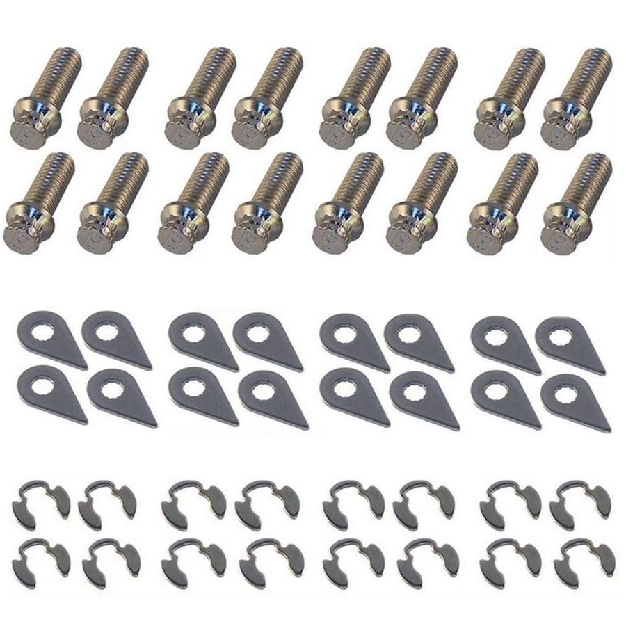 STAGE 8 FASTENERSHeader Bolt Kit - 12pt. 3/8-16 x 1in (16)