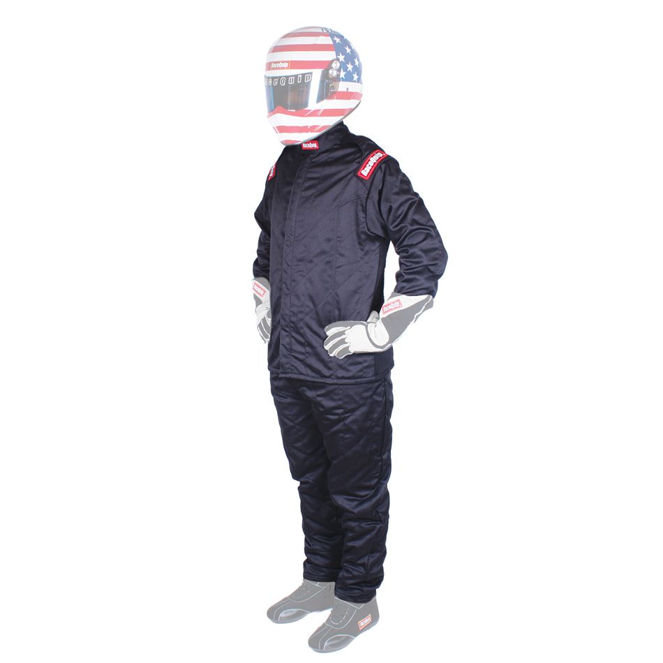 RACEQUIPJacket Chevron-5 Black Medium SFI-5