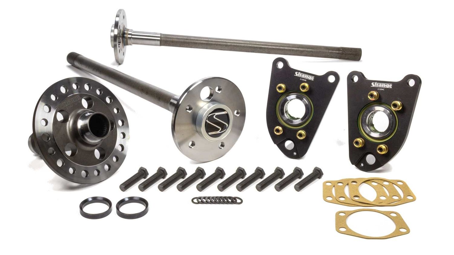 STRANGE Ford 8.8 35-Spline Alloy Axles C-Clip Elim. Kit
