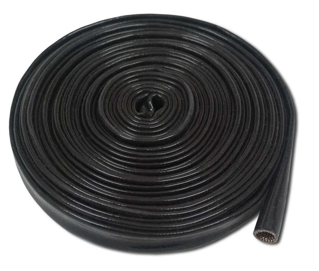 THERMO-TECBlack Sleeving Plug/Ign Wire High Temp 3/8inx25