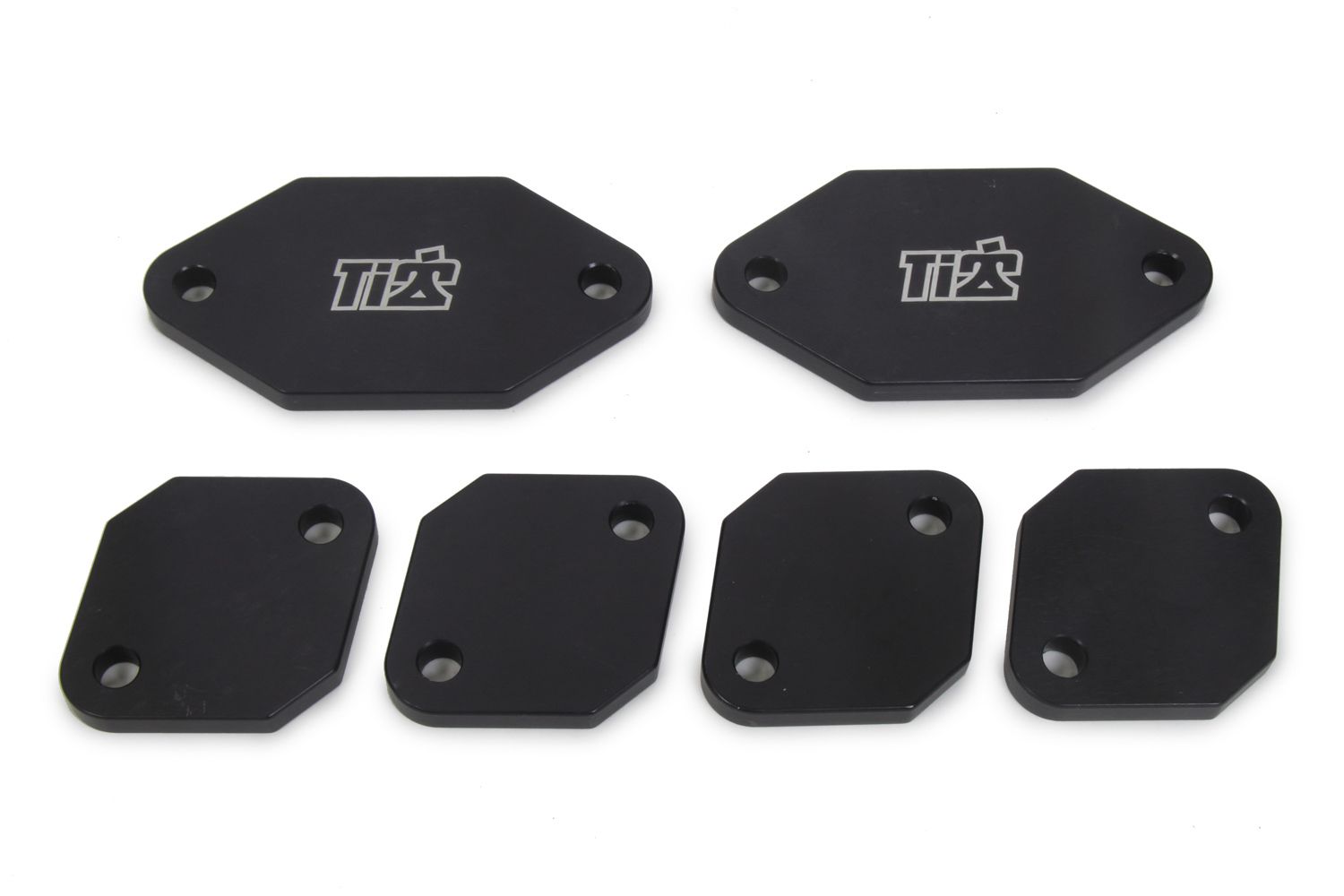 Ti22 PERFORMANCE Exhaust Port Blockoffs Aluminum Standard Port
