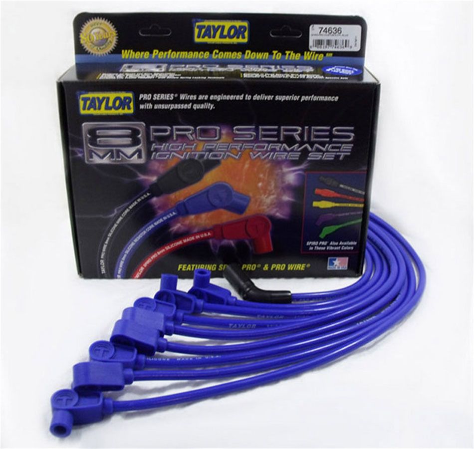 TAYLOR/VERTEXCustom Fit 8mm Spiro-Pro Wires Blue