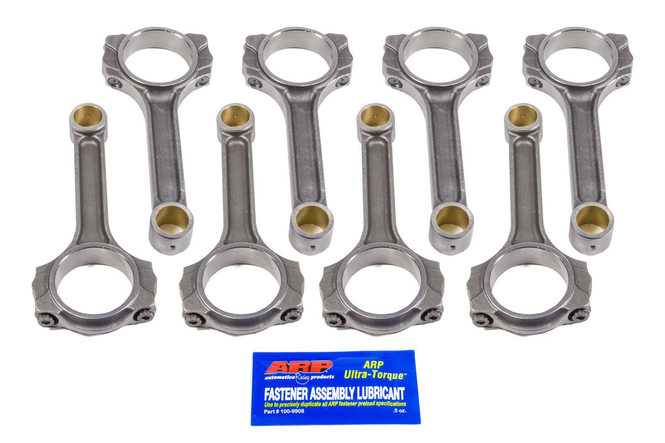 SCAT ENTERPRISESSBC 4340 Forged I-Beam Rods 6.000 w/ARP Bolts