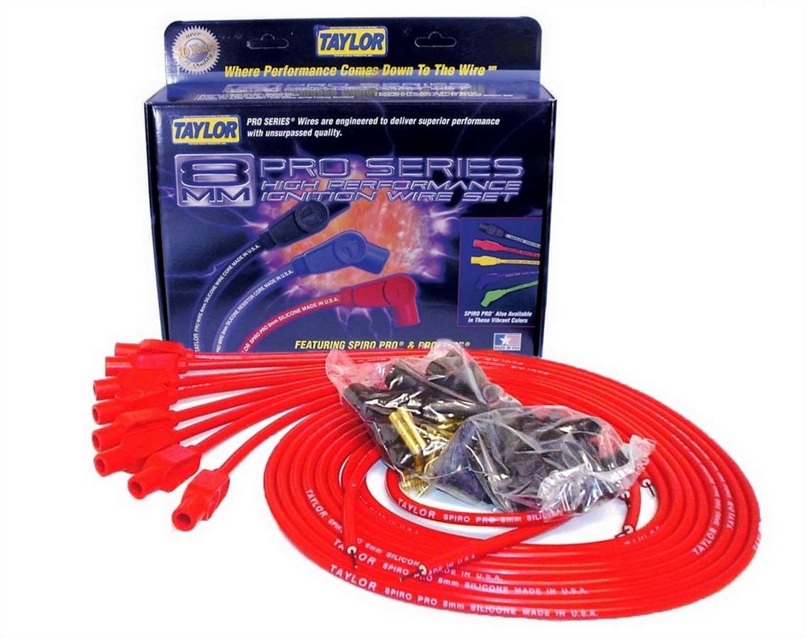 TAYLOR/VERTEX8mm Red Spiro-Pro Wires