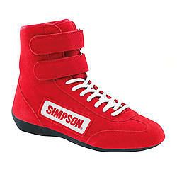 SIMPSON SAFETYHigh Top Shoes 11.5 Red