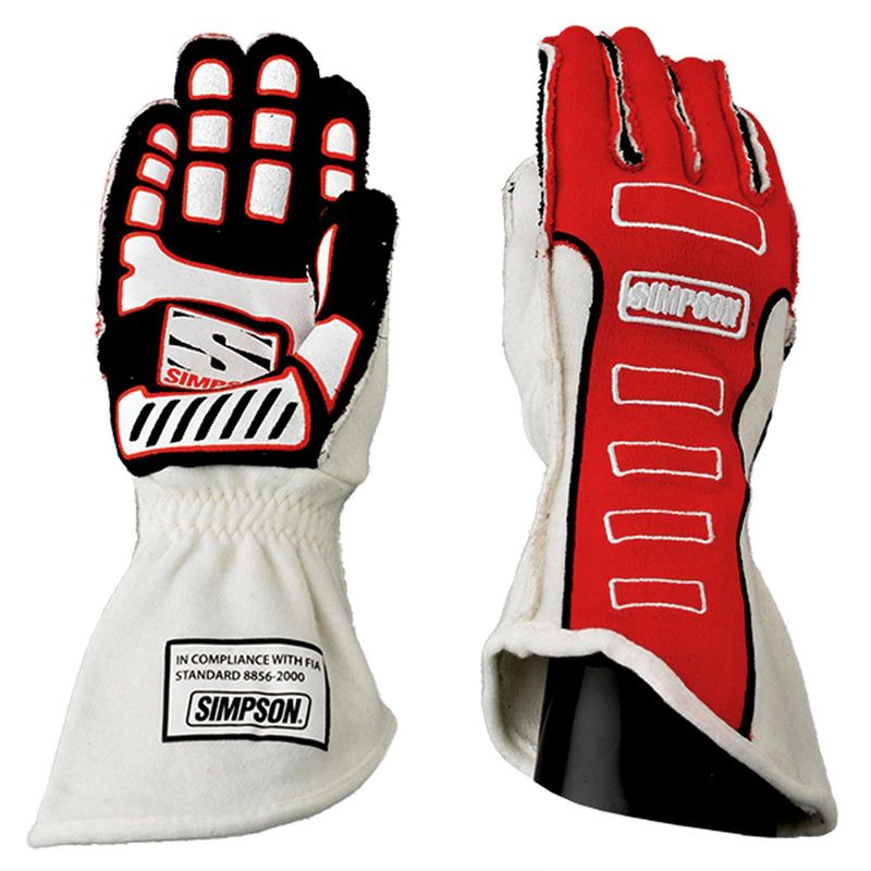 SIMPSON SAFETYCompetitor Glove X-Large Red Outer Seam