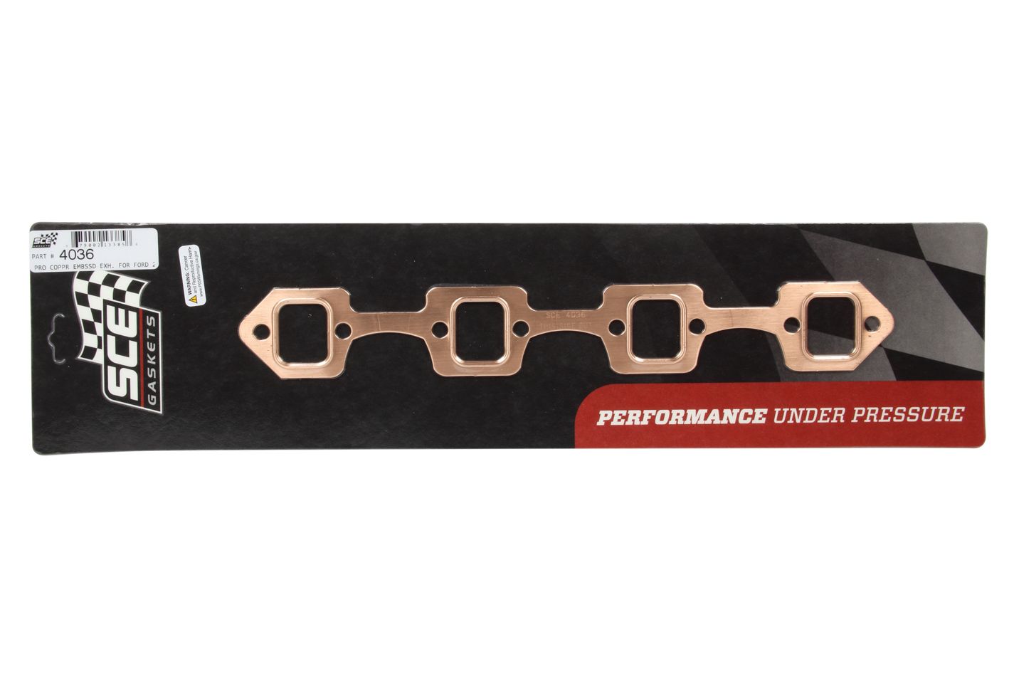 SCE GASKETSFord Windsor Copper Embossed Exhaust Gasket