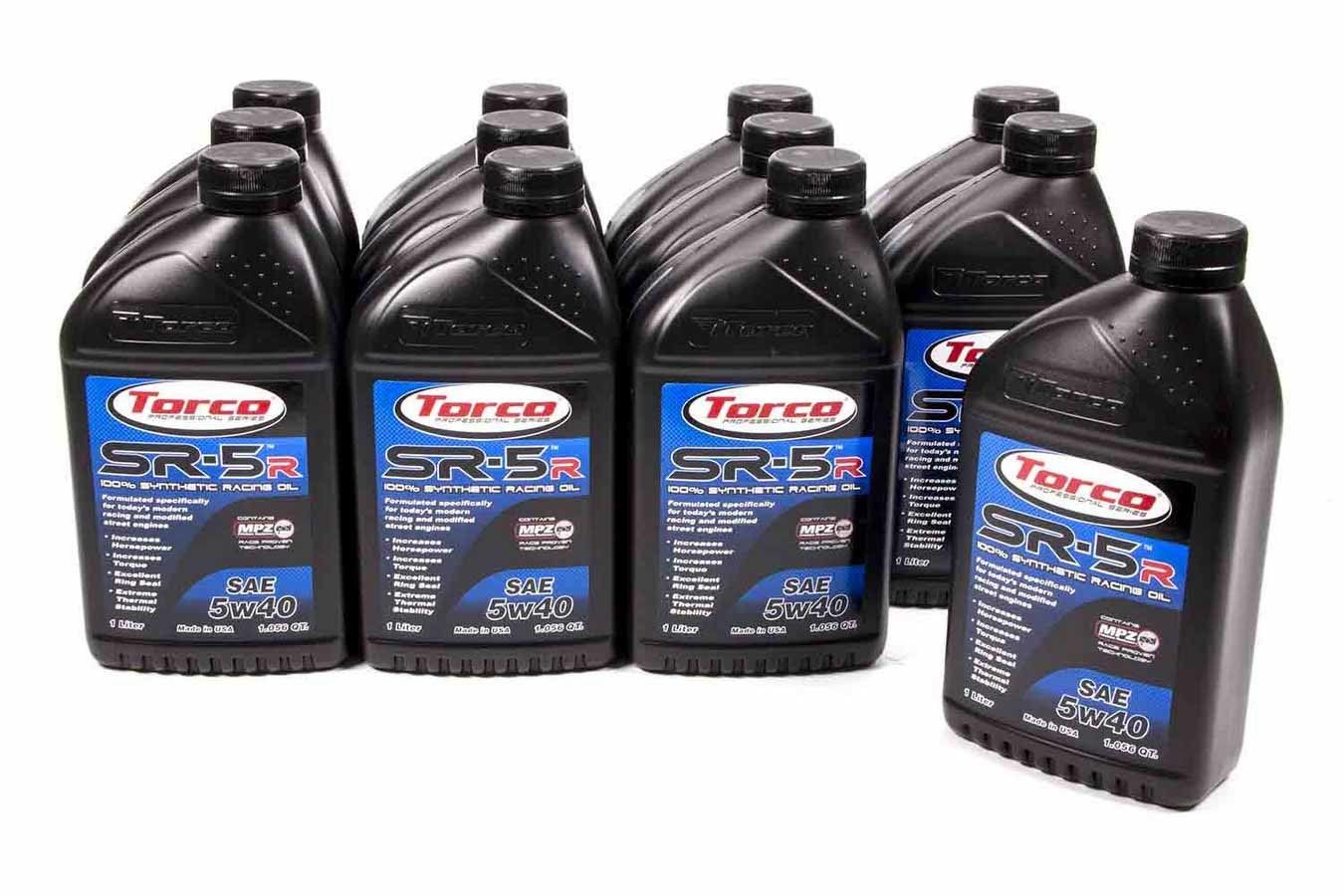 TORCOSR-5 Synthetic Oil 5w40 Case/12-1 Liter