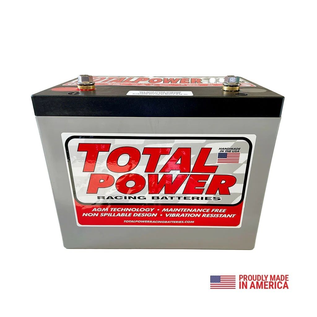 TOTAL POWER BATTERY16V Racing Battery AGM 725CA 42lbs.
