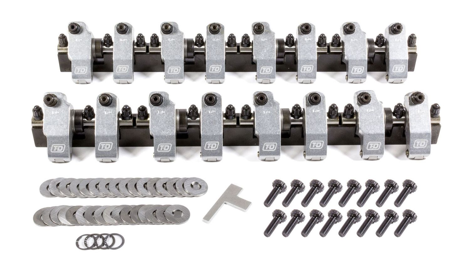 T AND D MACHINEChevy LS7 Shaft Rocker Arm Kit 1.80/1.80 Ratio
