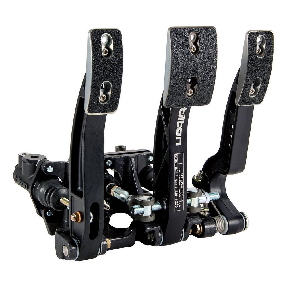 TILTONTriple Pedal Assy. Floor Mnt Aluminum