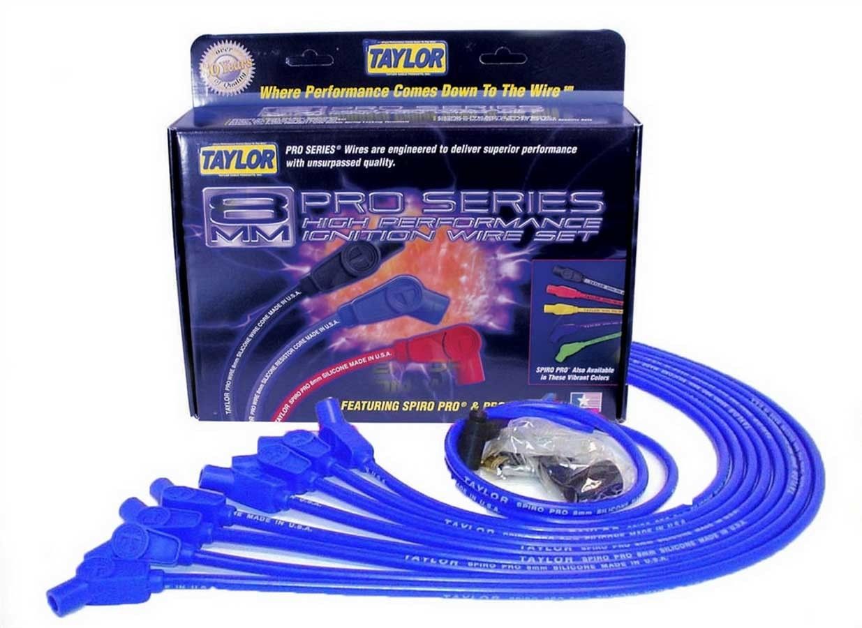 TAYLOR/VERTEXBBC 8MM Pro Race Wires- Blue