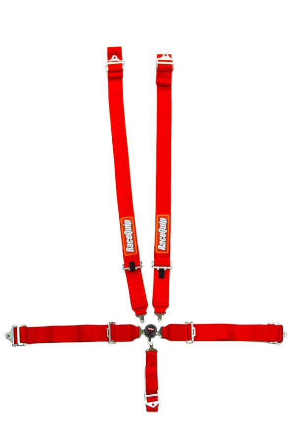RACEQUIP5pt Harness Camlock SFI Sportsman Red