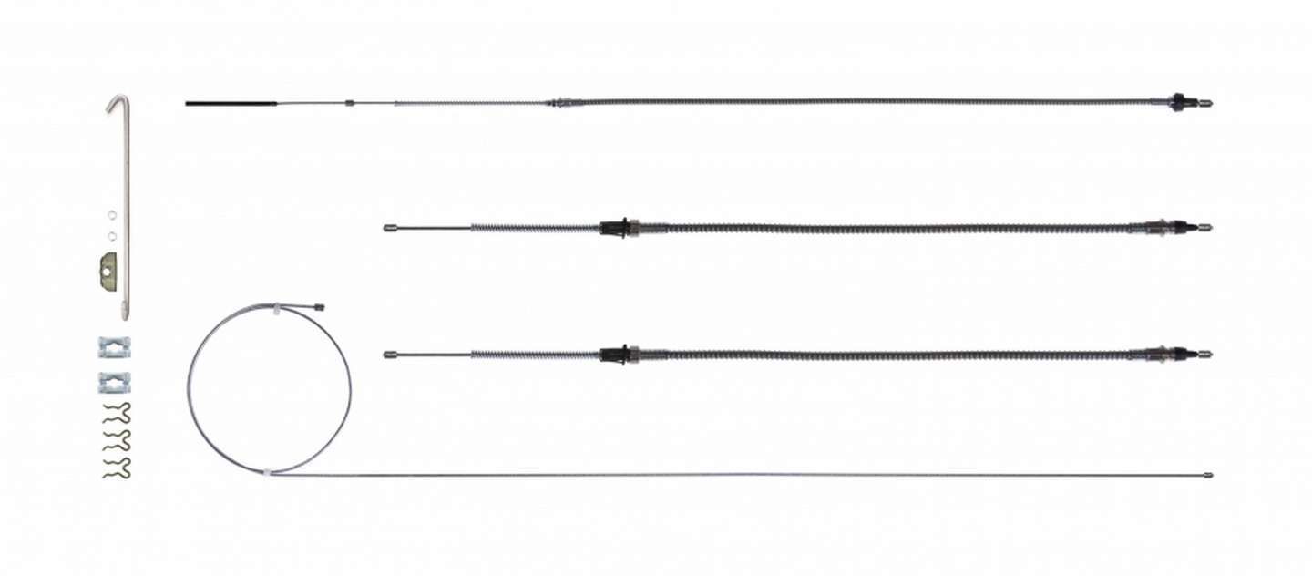 RIGHT STUFF DETAILINGBrake Cable Set w/Hardwa re 68-69 Camaro
