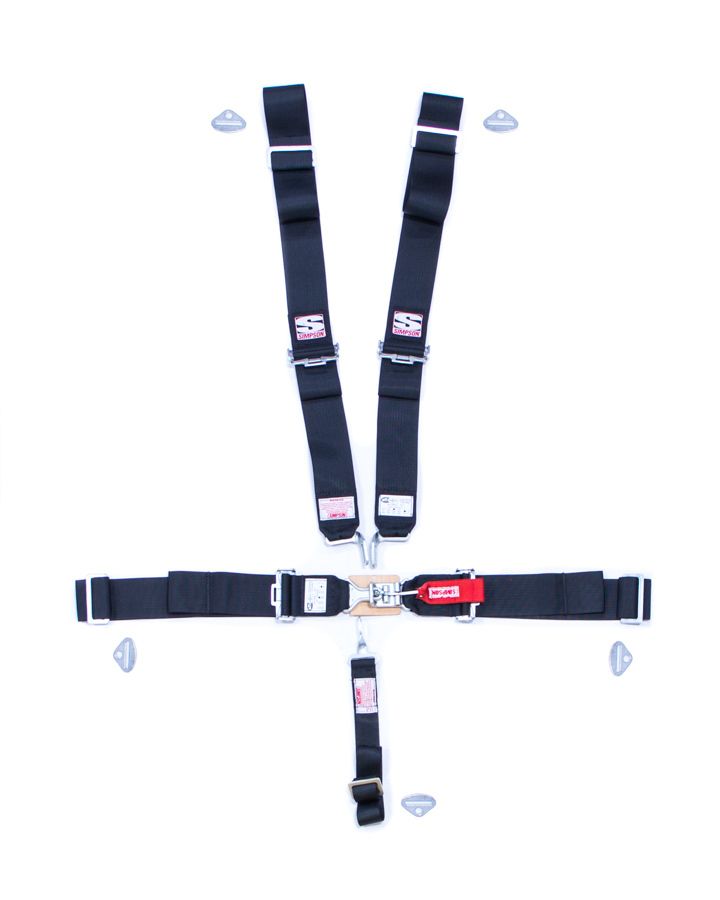 SIMPSON SAFETY5-pt Sport Harness Systm LL P/D B/I Ind 55in