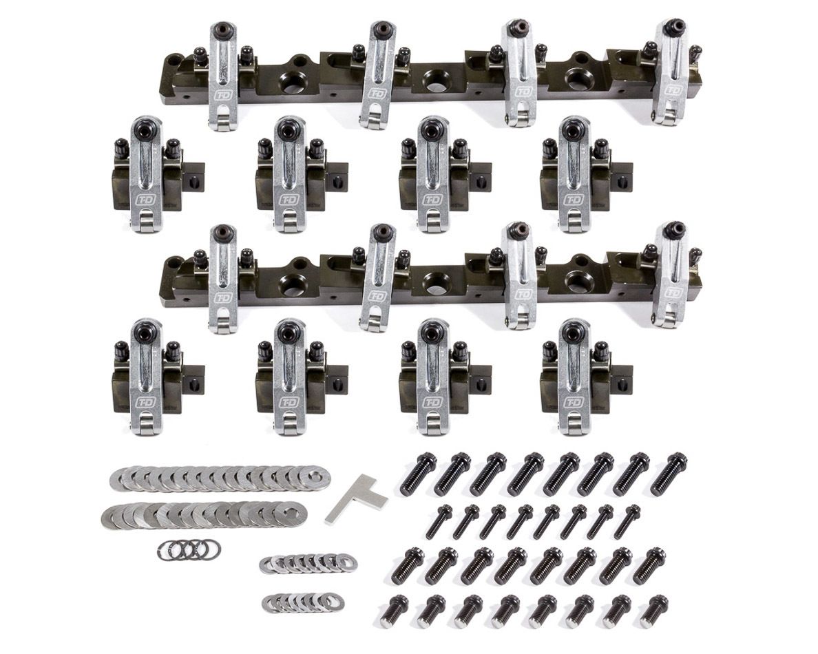 T AND D MACHINEBBC Shaft Rocker Arm Kit w/Brodix SR20 Heads