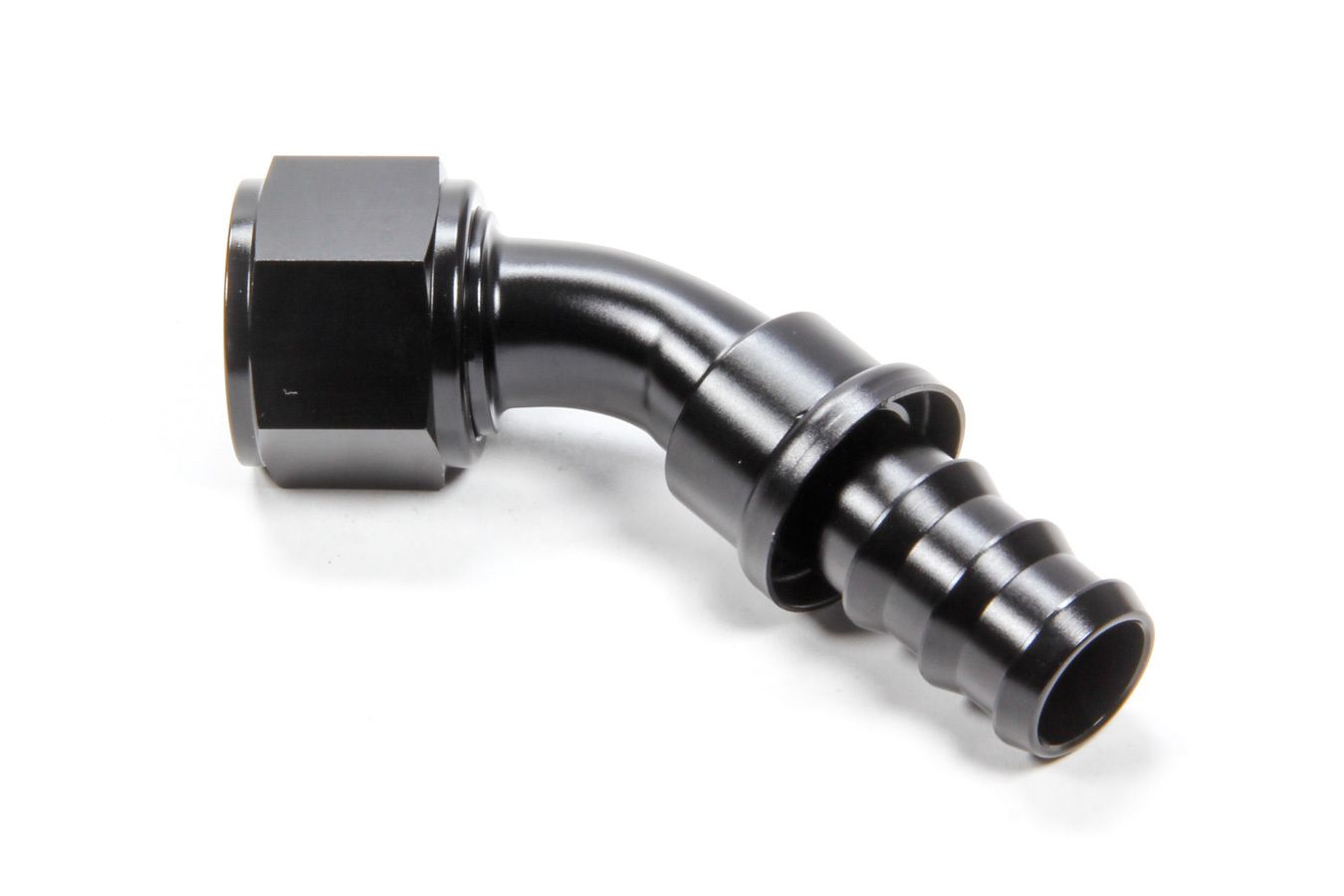 TRIPLE X RACE COMPONENTS#12 45 Degree Hose End Push Lock