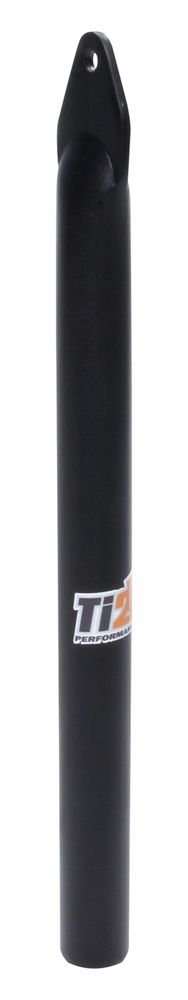 Ti22 PERFORMANCE Front Wing Post Straight Black Alum