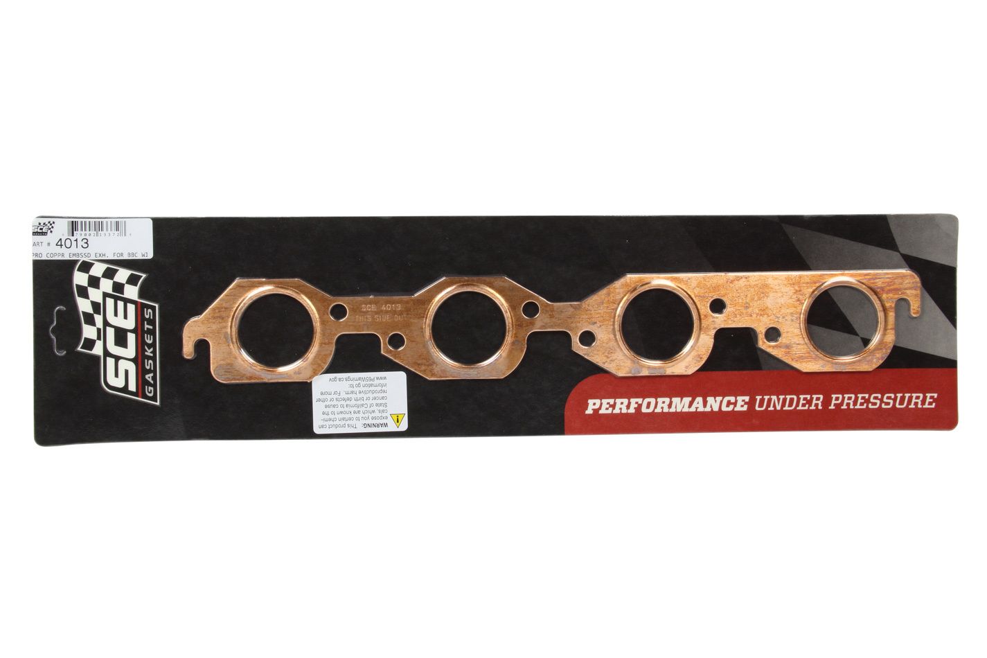 SCE GASKETS1.875 Dia. BBC Copper Embossed Exhaust Gasket