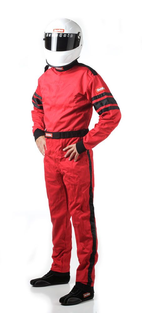 RACEQUIPRed Suit Single Layer Large