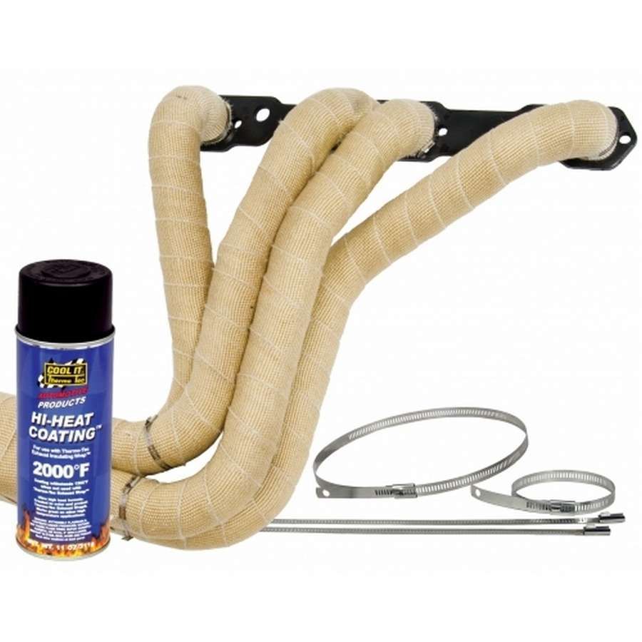 THERMO-TECExhaust Wrap Kit 4/6 Cylinder Natural Color
