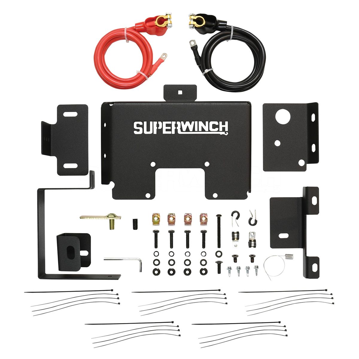 SUPERWINCHJeep Wrangler JL Auxili ary Batter Mount Black