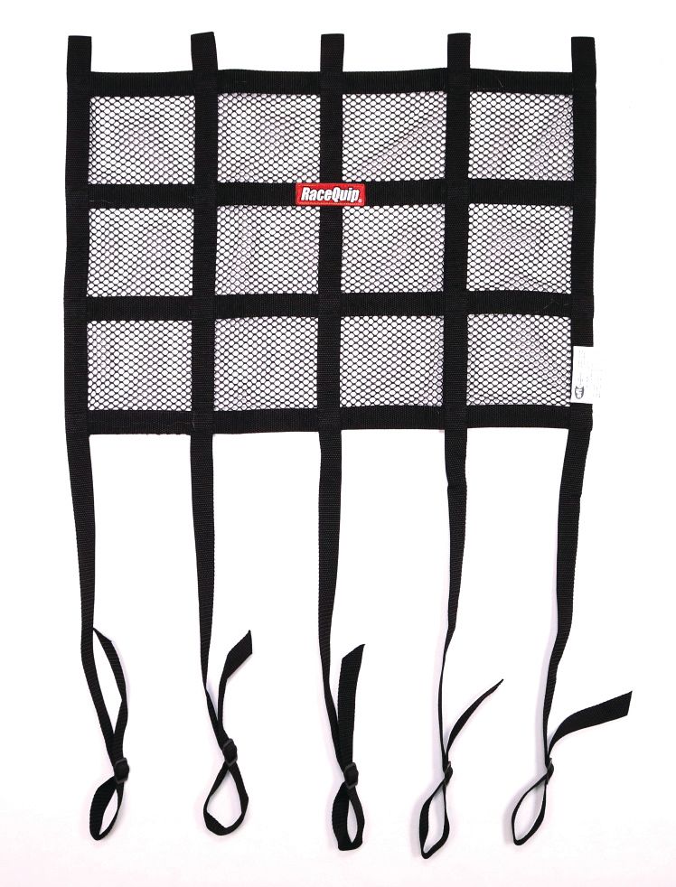 RACEQUIPWindow Net Mesh Black SFI Hybrid Adj. Strap
