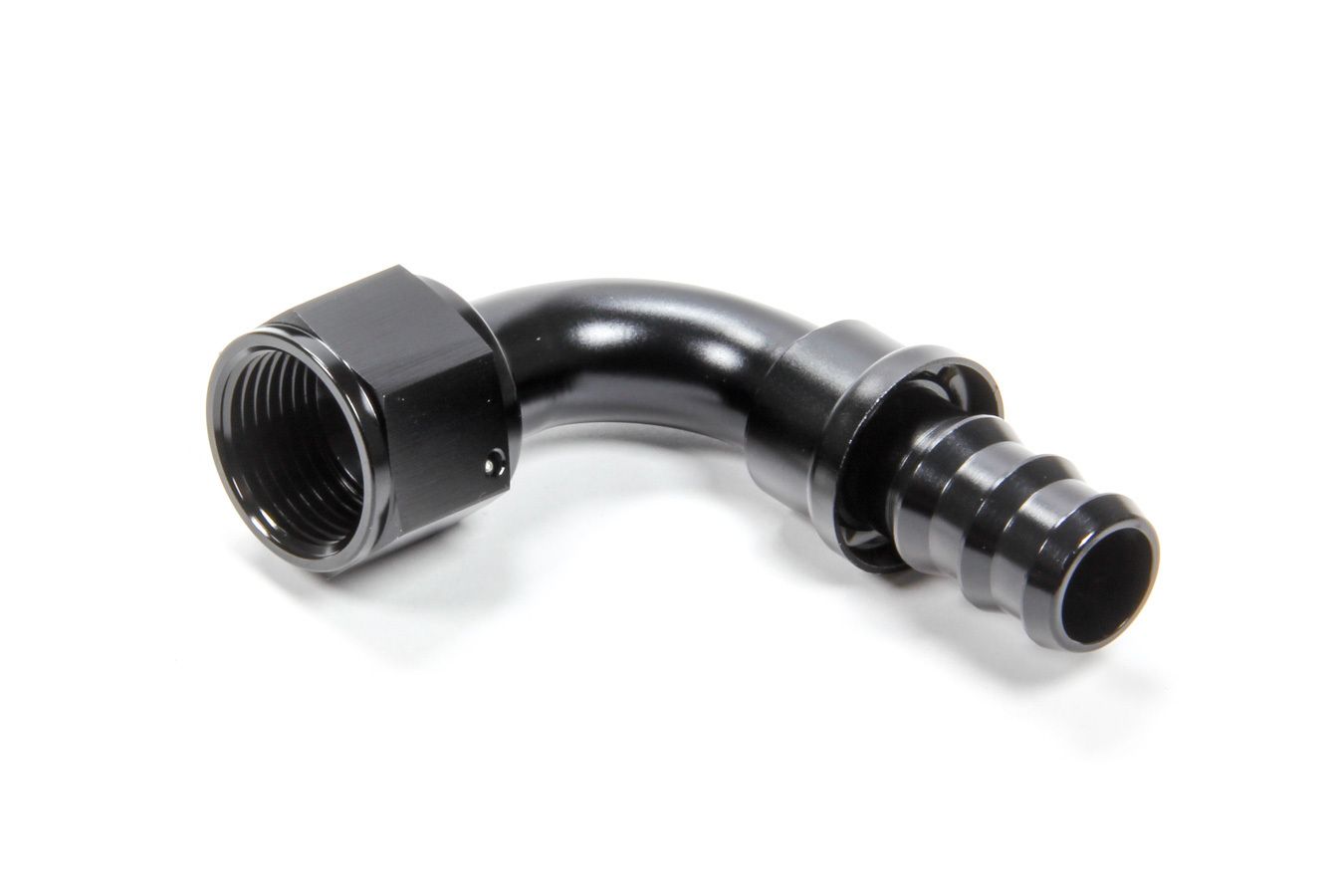 TRIPLE X RACE COMPONENTS#12 90 Degree Hose End Push Lock