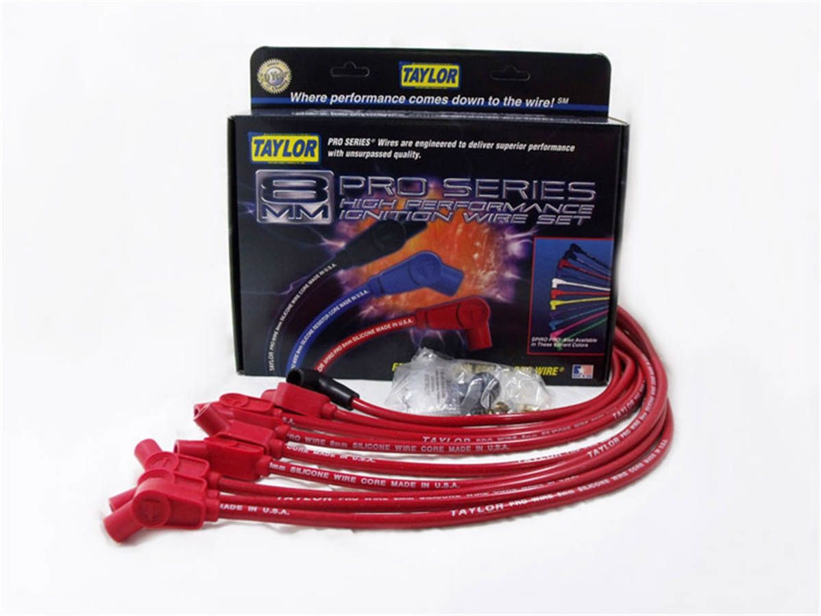 TAYLOR/VERTEXBBC 8MM Pro Race Wires- Red