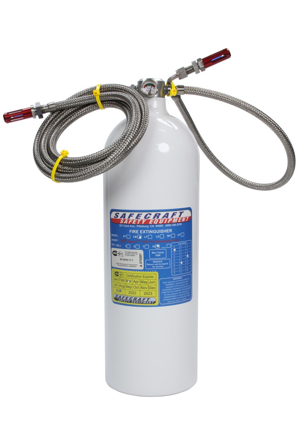 SAFECRAFTFire System 10lb Novec Automatic Onlys