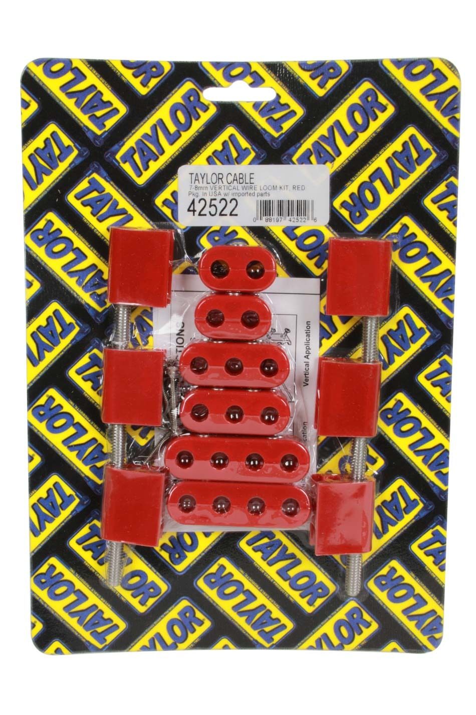 TAYLOR/VERTEXWire Loom Kit Vertical Red