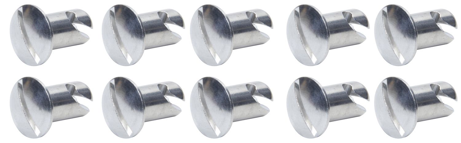 Ti22 PERFORMANCE Oval Head Dzus Buttons .550 Long 10 Pack