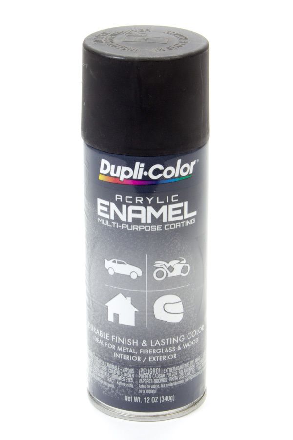 DUPLI-COLOR/KRYLONSemi Gloss Black Enamel Paint 12oz