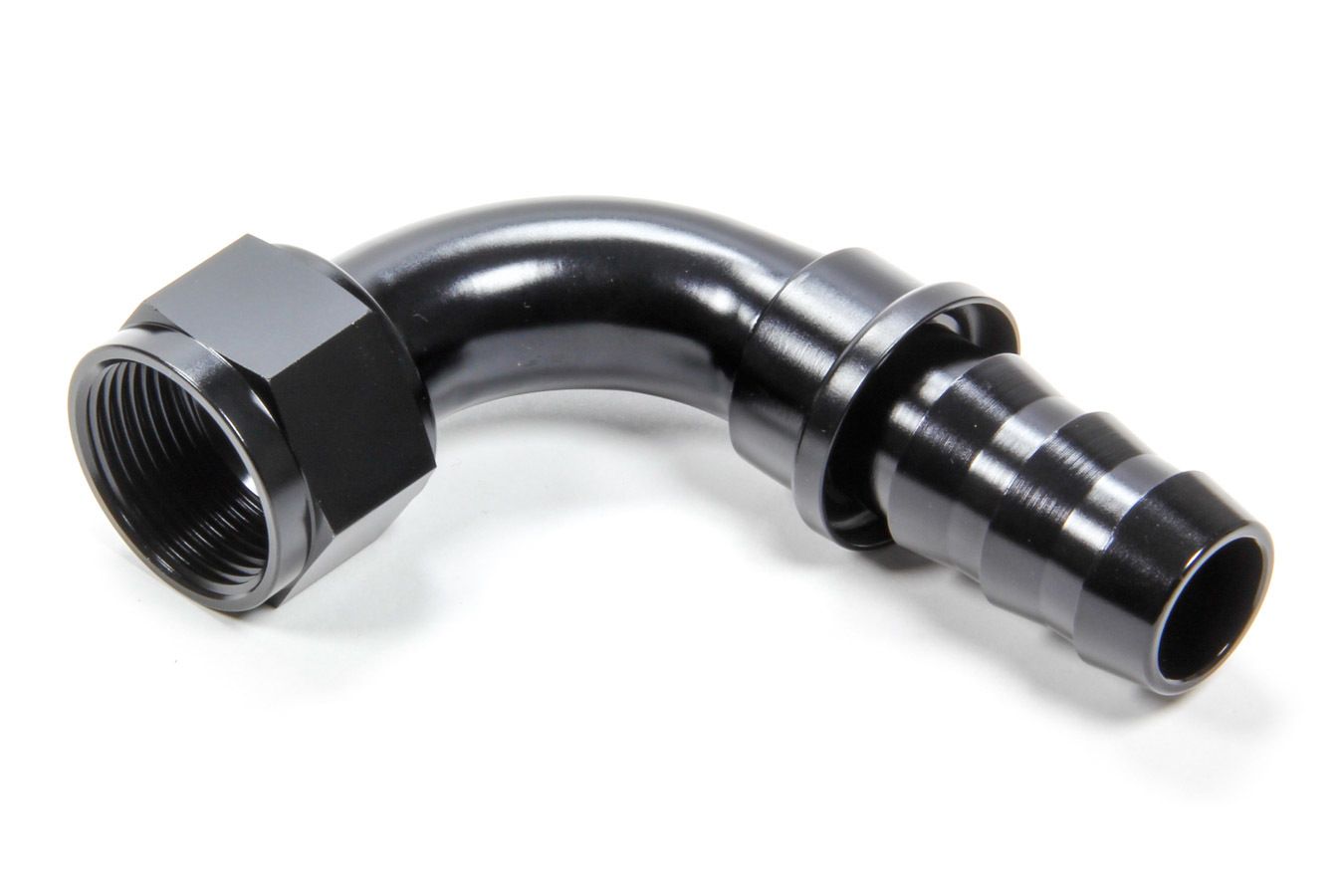 TRIPLE X RACE COMPONENTS#16 90 Degree Hose End Push Lock