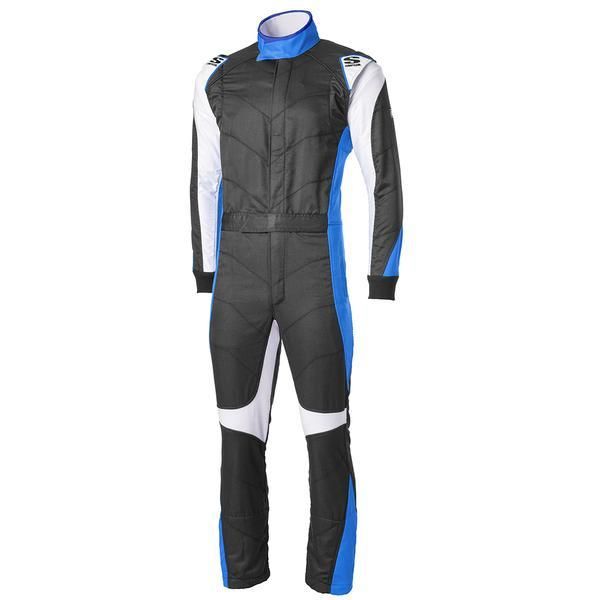 SIMPSON SAFETY RACING SUIT SIX O XXLARGE BLACK/BLUE