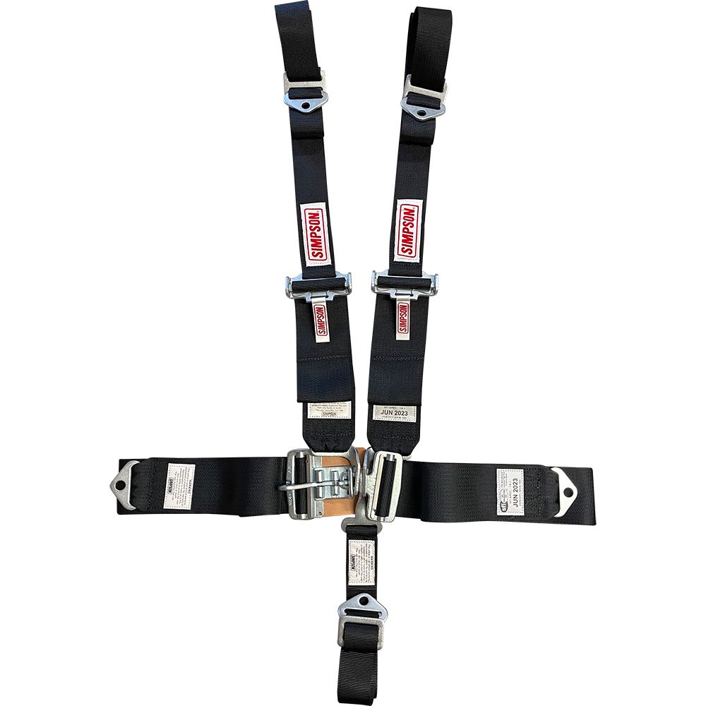 SIMPSON SAFETY5-Pt Harness System HNR FX B/I P/D 62in Black